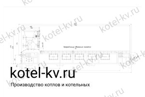 Чертеж топки с ленточным полотном ТЛПХ 1.4/6.0